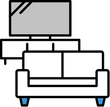 家具・家電のイラスト