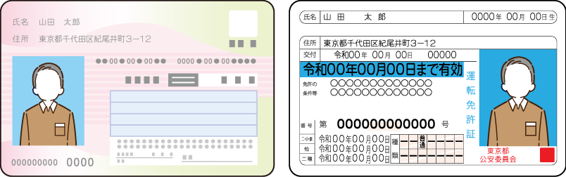 身分証明書のイラスト