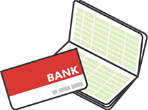 通帳のイラスト